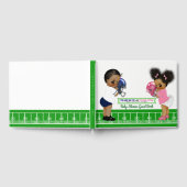 Football Geslacht Onthullen Baby shower Gastenboek (Volledig)