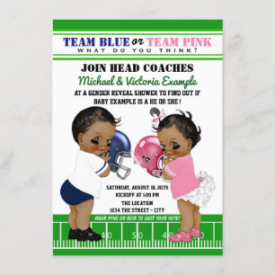 Football Geslacht onthullen etnische doucheuitnodi Kaart