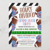 Football Geslacht onthullen Uitnodiging (Voorkant / Achterkant)