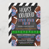 Football Geslacht onthullen Uitnodiging (Voorkant / Achterkant)