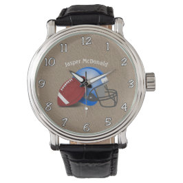 Football Gestructureerde Achtergrond foto personal Horloge