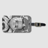 Football Girl Bagagelabel (Voorkant (horizontaal))