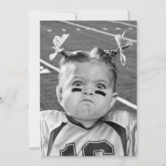 Football Girl Kaart (Voorkant)