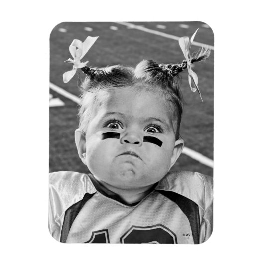 Football Girl Magneet (Verticaal)