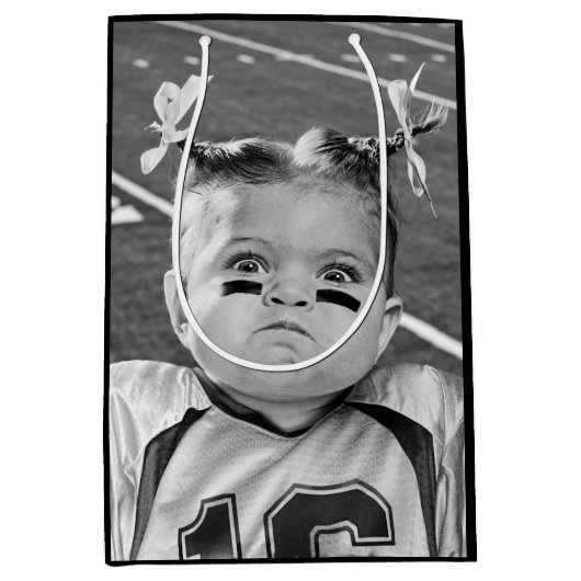 Football Girl Medium Cadeauzakje (Voorkant)