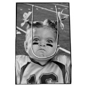 Football Girl Medium Cadeauzakje (Achterkant)