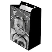 Football Girl Medium Cadeauzakje (Achterkant Gekanteld)