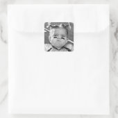 Football Girl Vierkante Sticker (Tas)