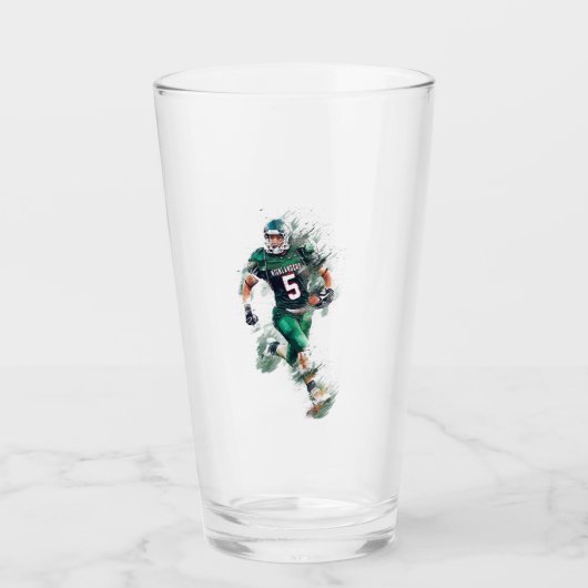 Football Glas (Voorkant)
