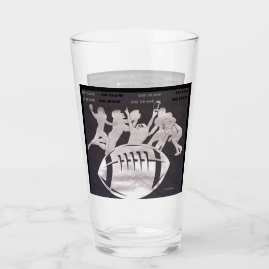 FOOTBALL GLASS CUP GLAS (Voorkant)