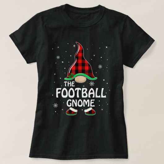 Football Gnome Buffalo Pset Matching Family Chris T-shirt (Design voorkant)