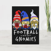 Football Gnomes Football With My Gnomies For Boys  Kaart (Voorkant)