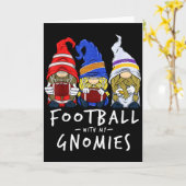 Football Gnomes Football With My Gnomies For Boys  Kaart (Gele Bloem)