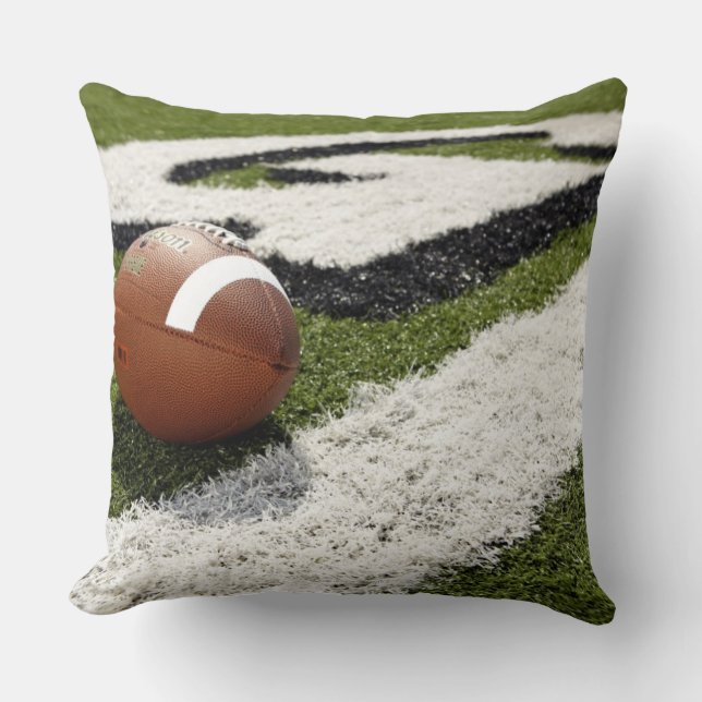 Football Goal Line Kussen (Voorkant)