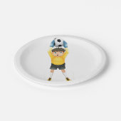 Football Goalie Papieren Bordje (Gekanteld)