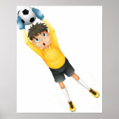Football Goalie Poster (Voorkant)