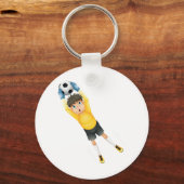 Football Goalie Sleutelhanger (Voorkant)