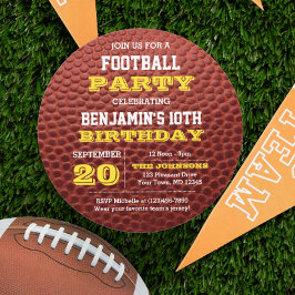 Football Gold Ronde Uitnodiging