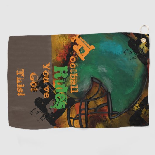 FOOTBALL GOLFHANDDOEK (Horizontaal)