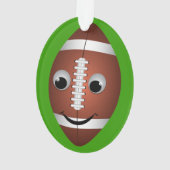 Football grafisch teken ornament (achterkant)