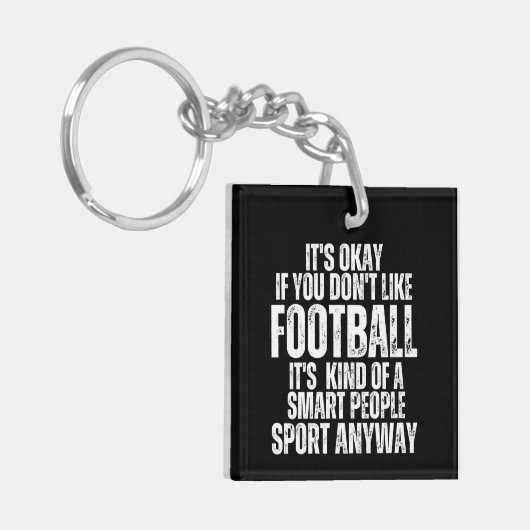 FOOTBALL GRAPPIGE QUOTES SLEUTELHANGER (Voorkant Links)