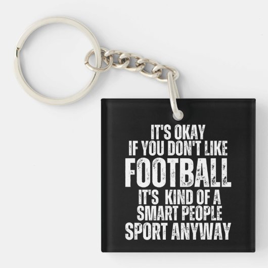 FOOTBALL GRAPPIGE QUOTES SLEUTELHANGER (Voorkant)