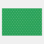 Football groen gepersonaliseerd monogram inpakpapier vel (Voorkant 2)