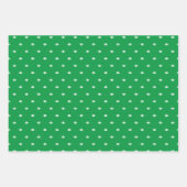 Football groen gepersonaliseerd monogram inpakpapier vel (Voorkant)