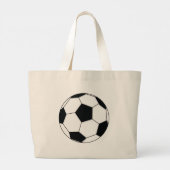 Football Grote Tote Bag (Achterkant)