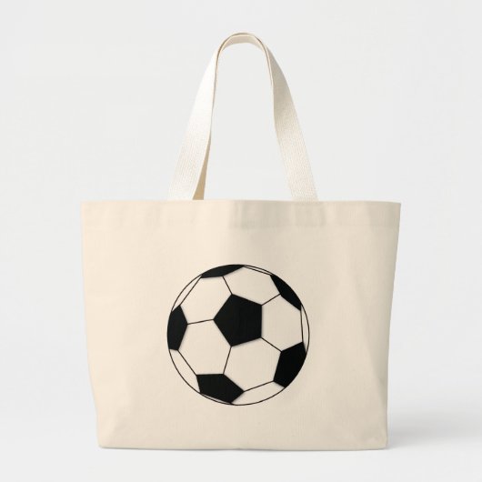 Football Grote Tote Bag (Voorkant)