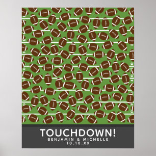 Football Guest Book Poster - 100 ruimtes