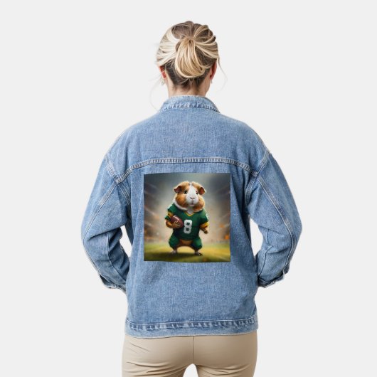 Football Guinea Pig, Denim Jacket (Model)