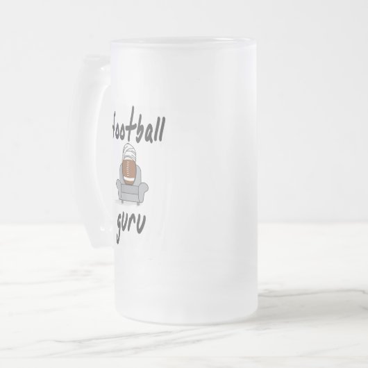 Football guru frosted mok (Voorkant links)