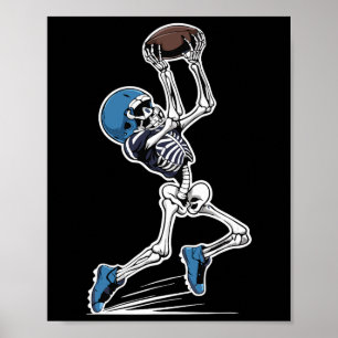 Football Halloween Mannen Jongens Vrouwen Football Poster