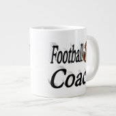 Football halve tekst grote koffiekop (Voorkant rechts)