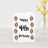 Football Happy Birtday, voeg details toe Kaart (Gele Bloem)
