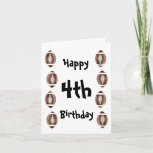 Football Happy Birtday, voeg details toe Kaart