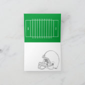 Football Happy Birthday Day Kaart (Binnen)