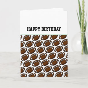 Football Happy Birthday voor u Kaart