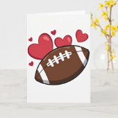 Football Hearts Delightful Card Kaart (Gele Bloem)