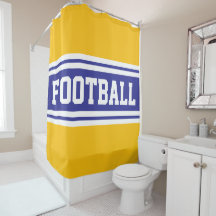 FOOTBALL Helderblauw Wit Sinaasappel Racing Stripe