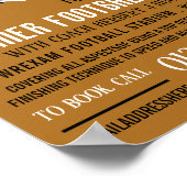 Football Helm & Goal, Football Camp Adverteren Poster (Hoek)