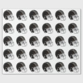 Football Helmet Cadeaupapier (Vlak)
