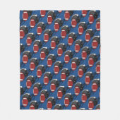 Football Helmet en kogelvrije rugzak Fleece Deken (Voorkant)