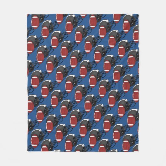 Football Helmet en kogelvrije rugzak Fleece Deken (Voorkant)