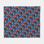 Football Helmet en kogelvrije rugzak Fleece Deken (Voorkant (Horizontaal))