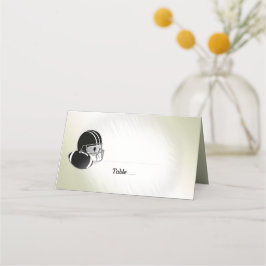 Football Helmet en winkelontwerp Plaatskaartje