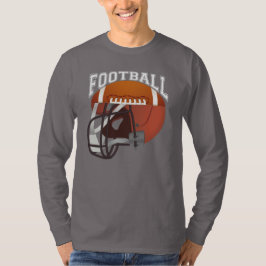Football Helmet Graphic T-shirt