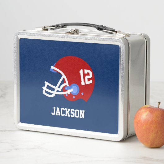 Football Helmet Lunch Box (In situ)