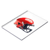 Football Helmet Notebook Cover Notitieboek (Linkerzijde)